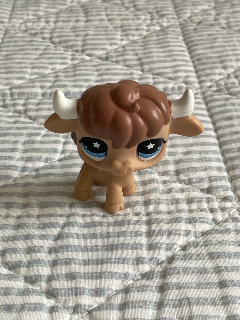 🤎Littlest Pet Shop Brown & White Calf Figure🥹